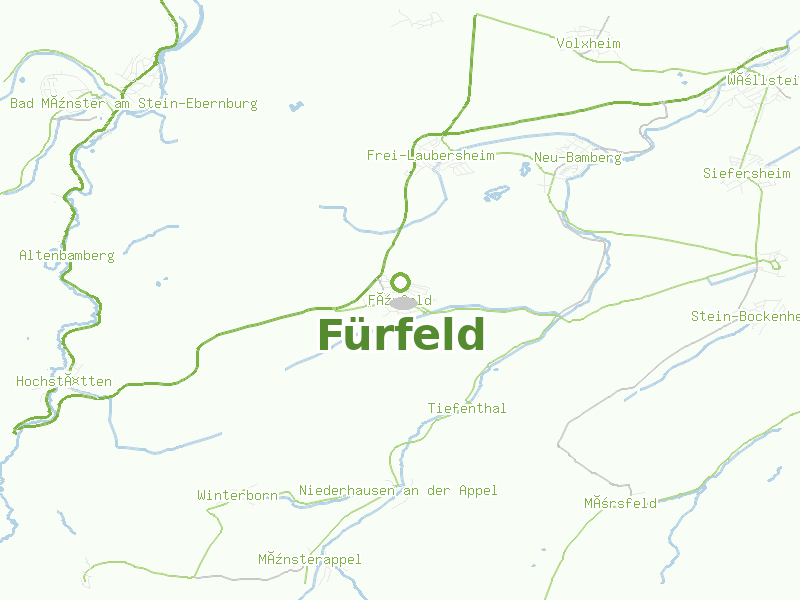 Karte von Fürfeld