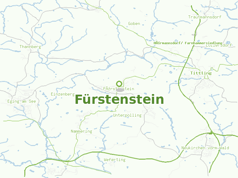 Karte von Fürstenstein