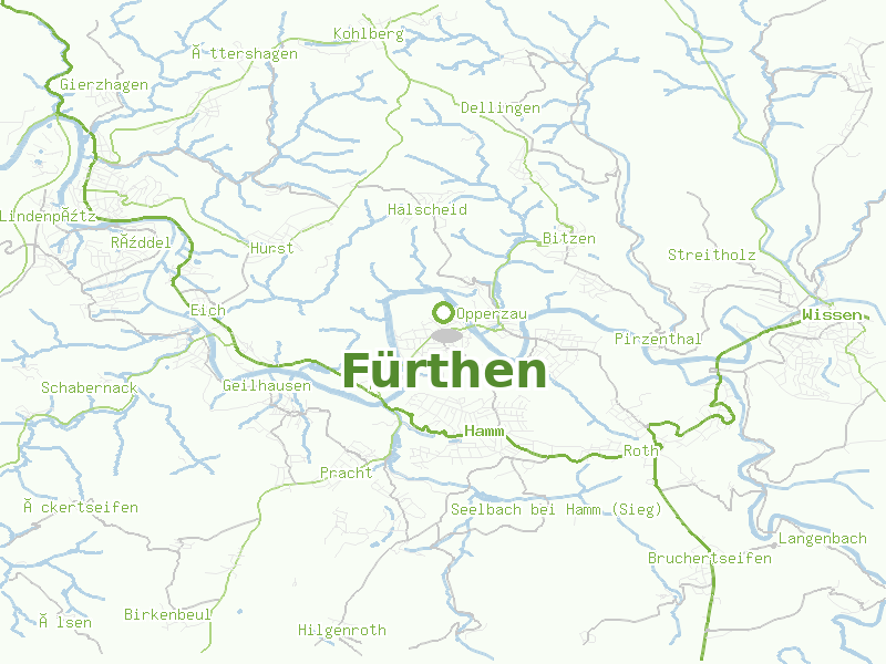 Karte von Fürthen