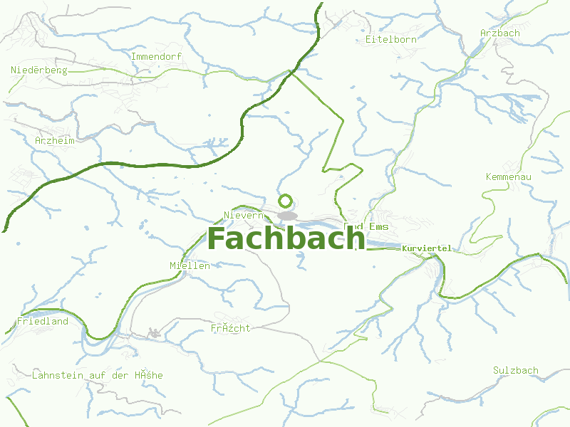 Karte von Fachbach