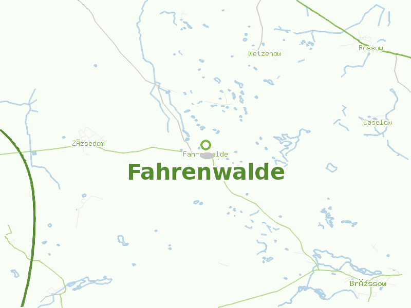 Karte von Fahrenwalde