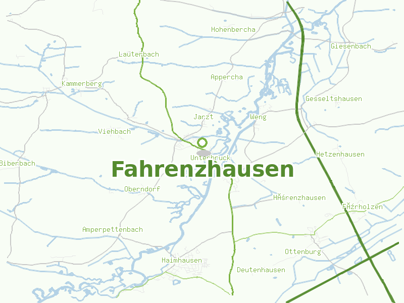 Karte von Fahrenzhausen