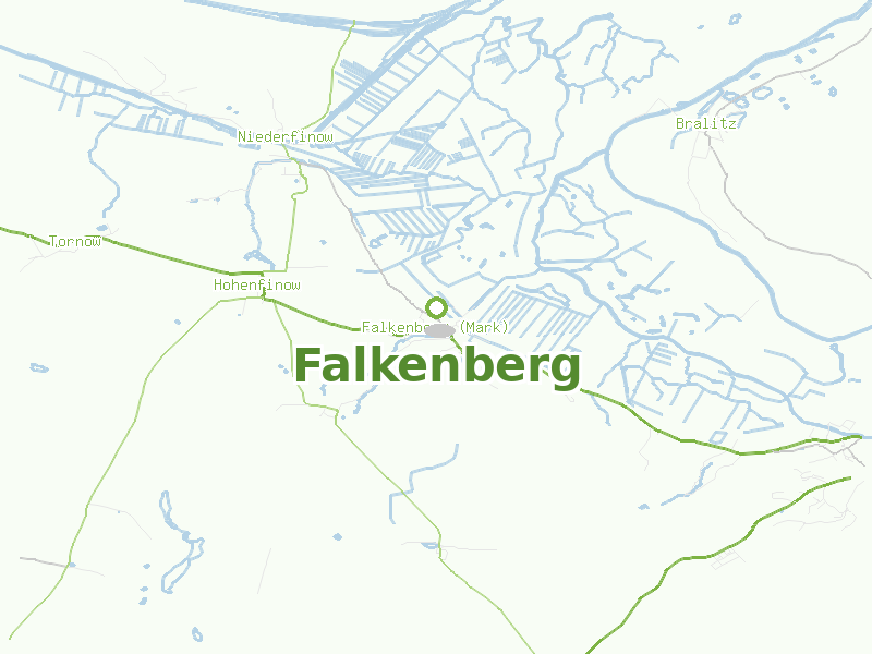 Karte von Falkenberg