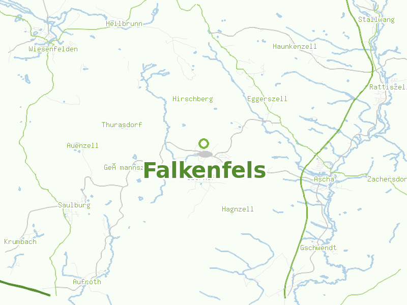 Karte von Falkenfels