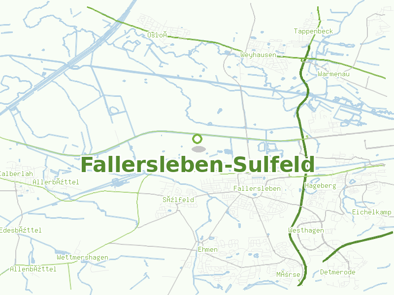 Karte von Fallersleben-Sulfeld