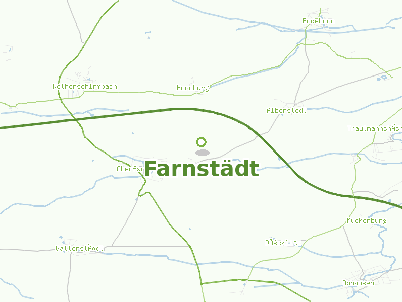 Karte von Farnstädt