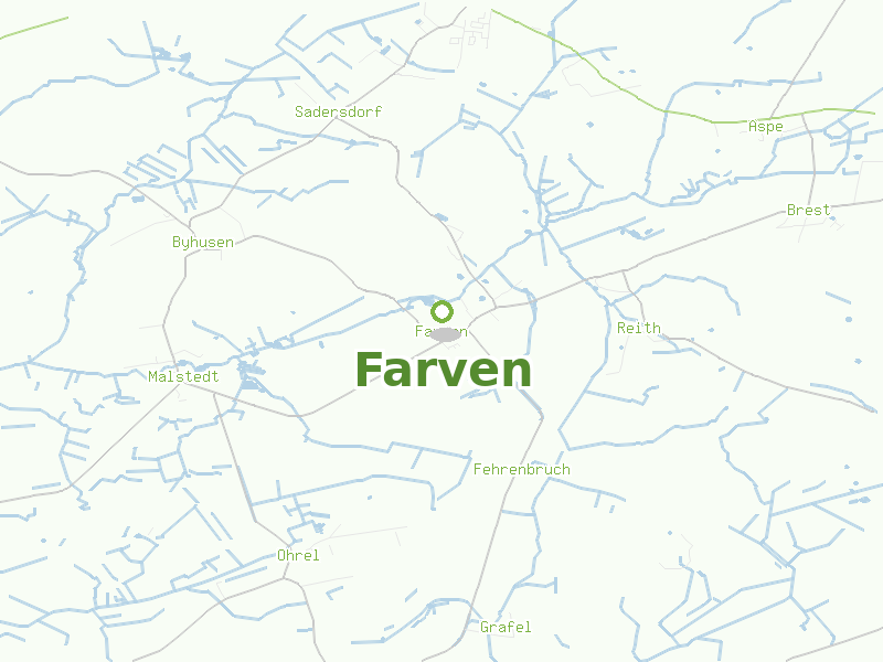 Karte von Farven
