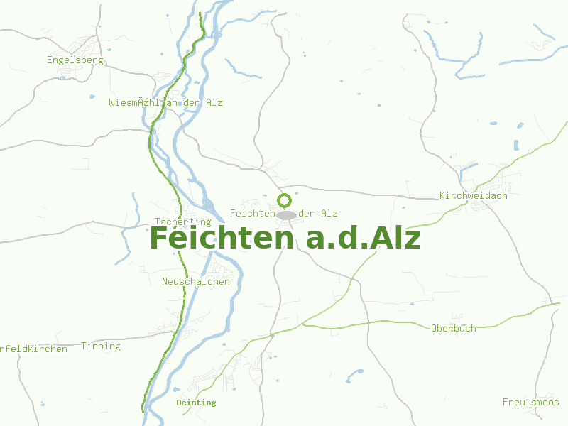 Karte von Feichten a.d.Alz