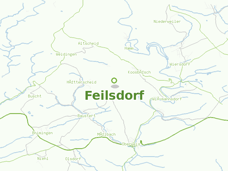 Karte von Feilsdorf