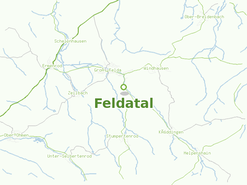 Karte von Feldatal
