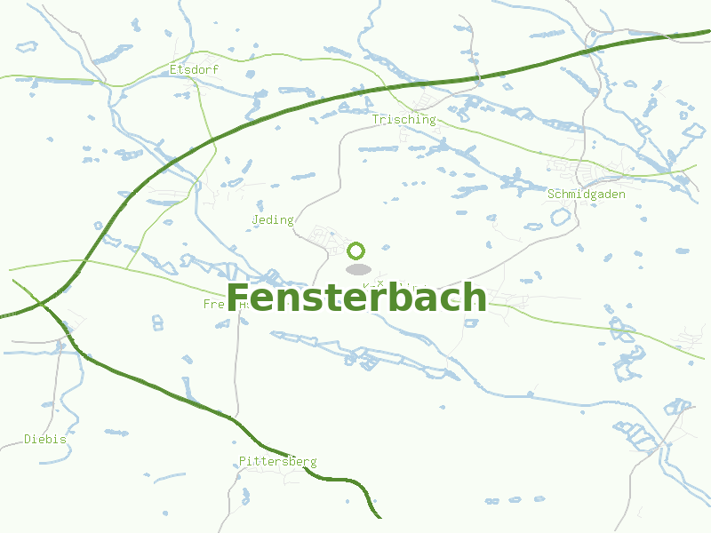 Karte von Fensterbach