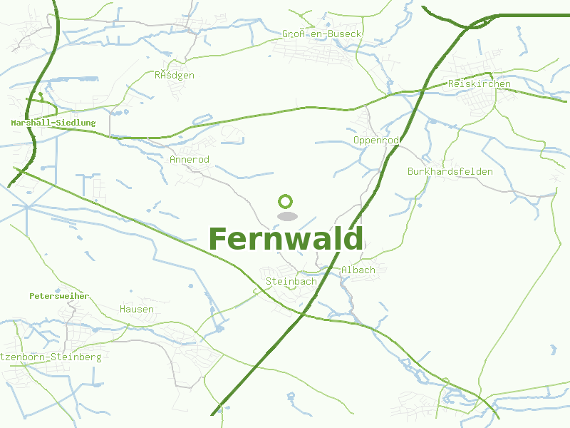 Karte von Fernwald