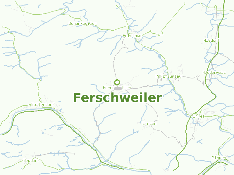 Karte von Ferschweiler
