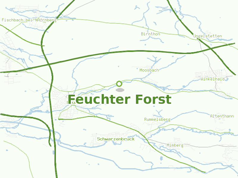Karte von Feuchter Forst