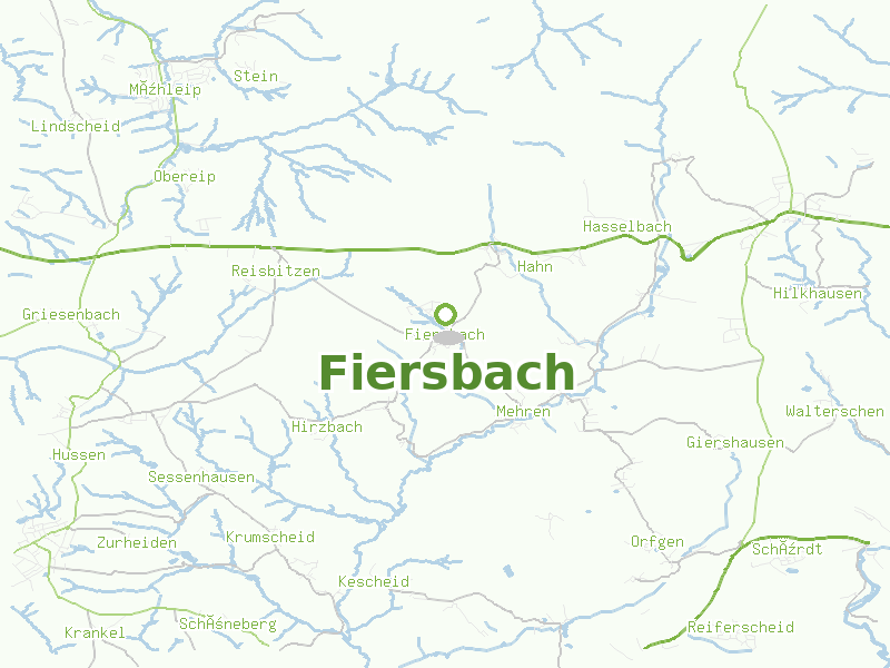 Karte von Fiersbach