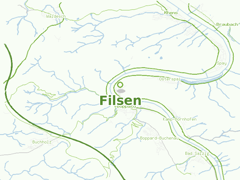 Karte von Filsen