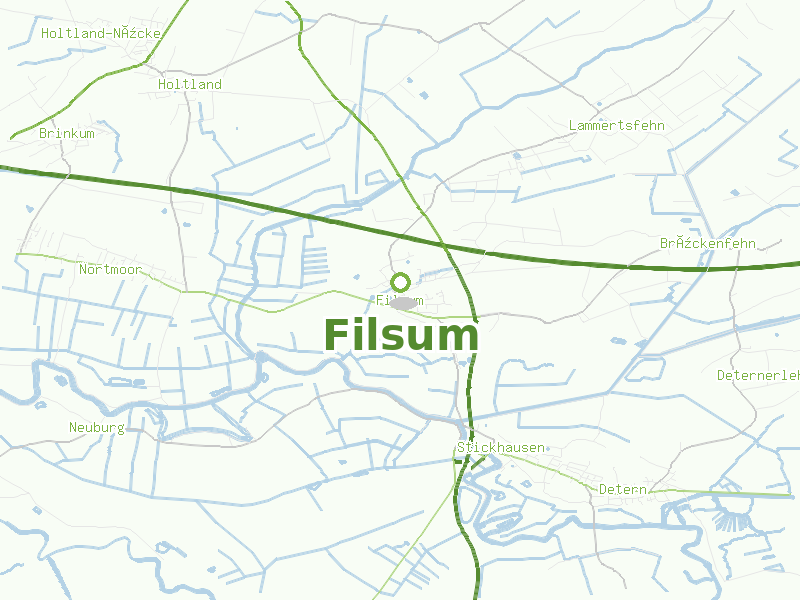 Karte von Filsum