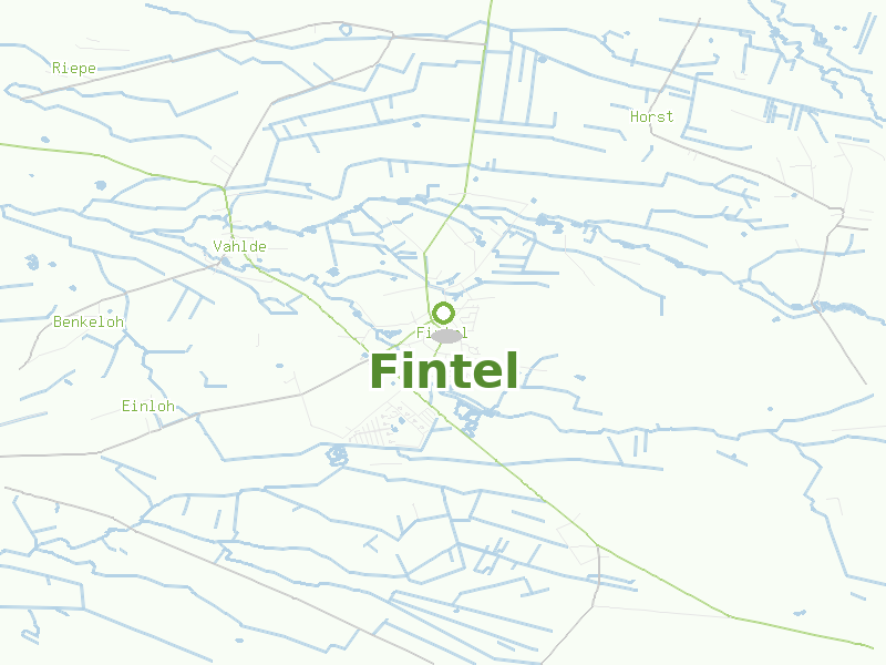 Karte von Fintel