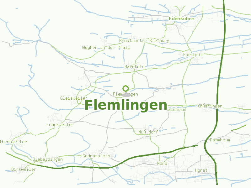 Karte von Flemlingen