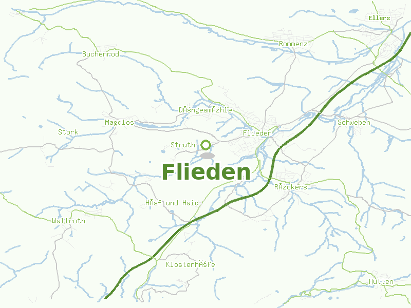 Karte von Flieden