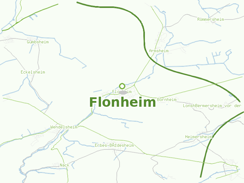 Karte von Flonheim