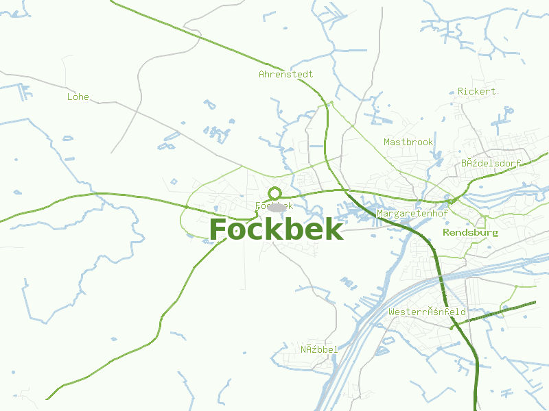 Karte von Fockbek