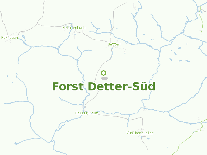 Karte von Forst Detter-Süd
