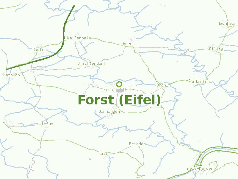 Karte von Forst (Eifel)