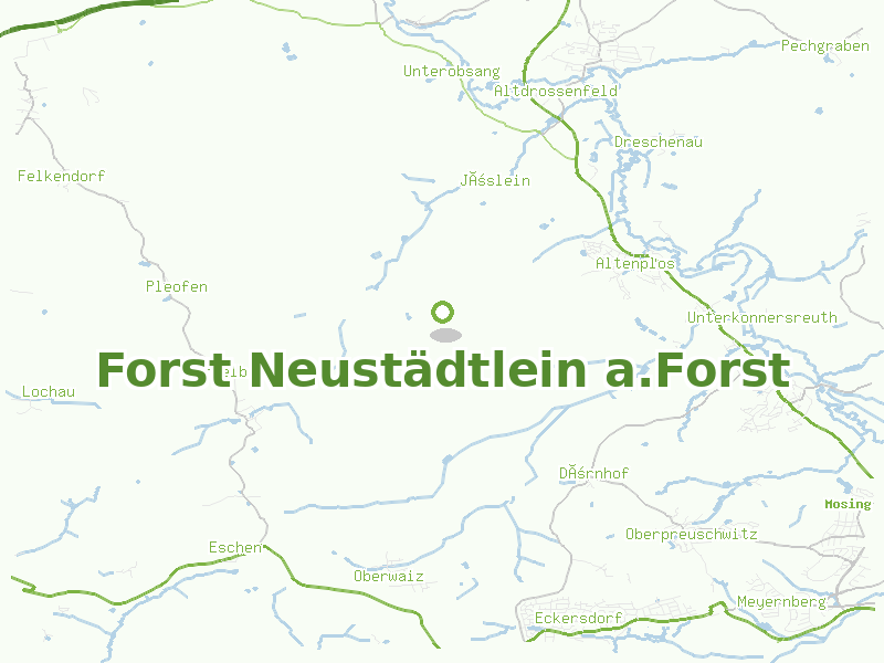 Karte von Forst Neustädtlein a.Forst
