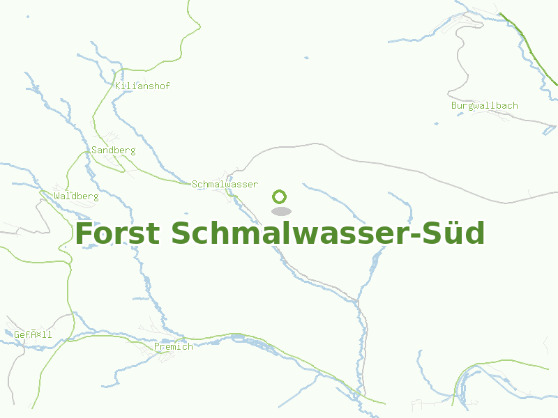 Karte von Forst Schmalwasser-Süd