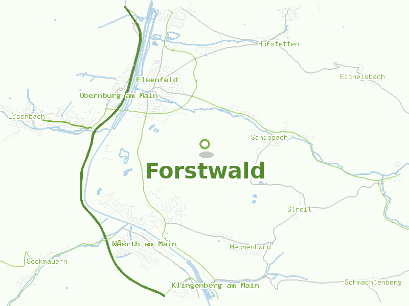 Karte von Forstwald