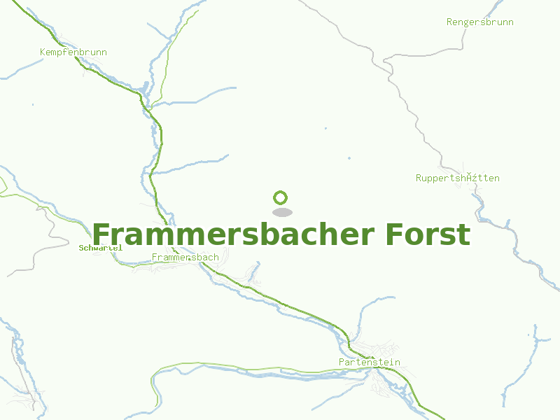 Karte von Frammersbacher Forst