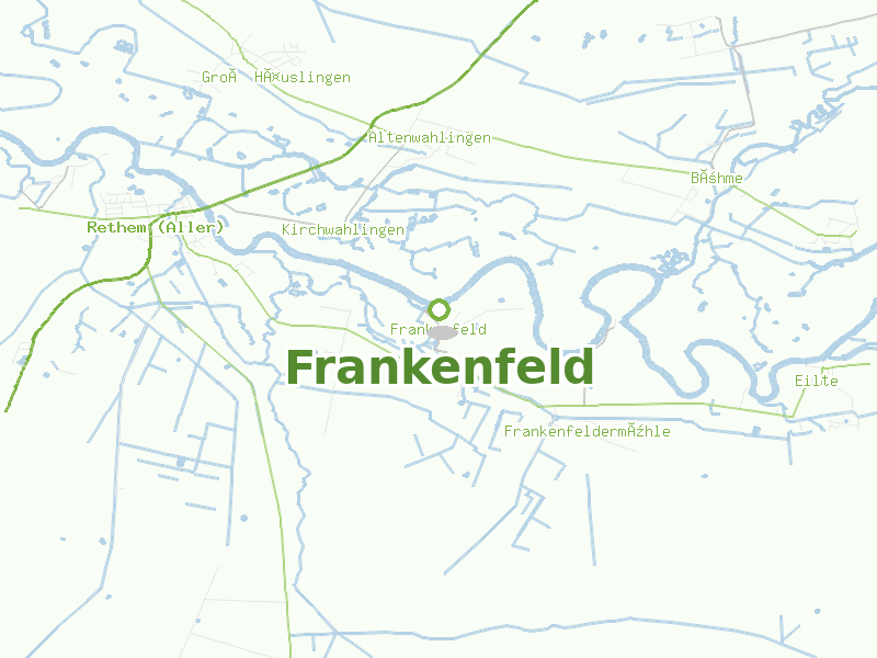 Karte von Frankenfeld