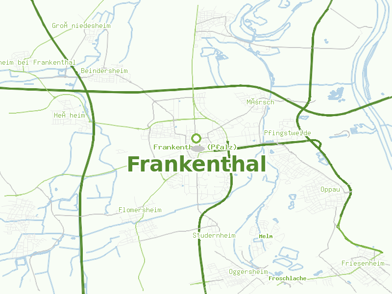 Karte von Frankenthal