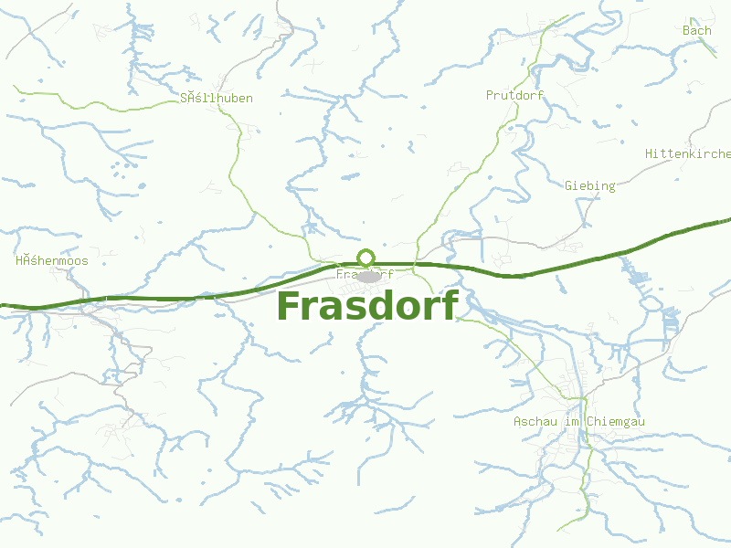 Karte von Frasdorf