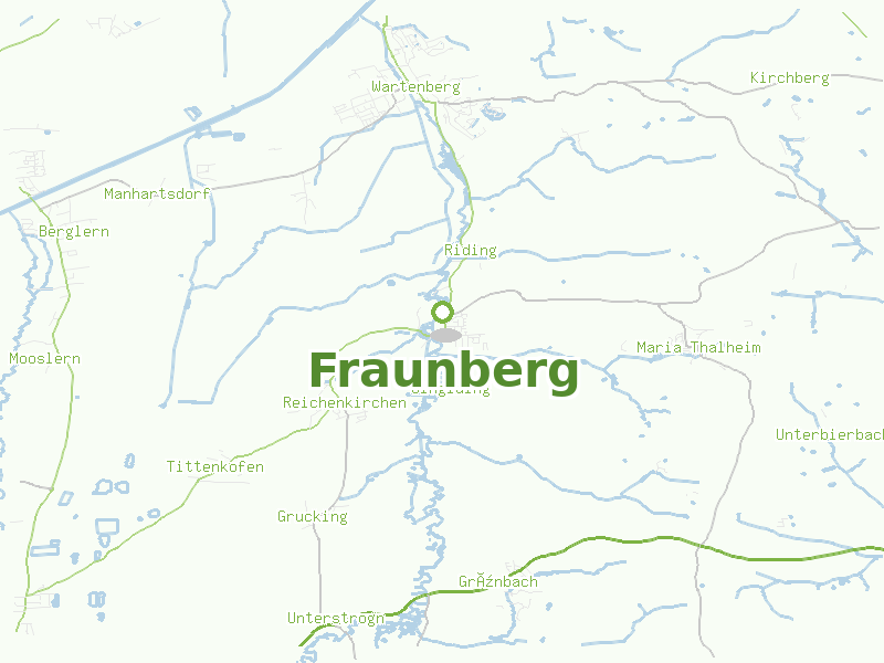 Karte von Fraunberg