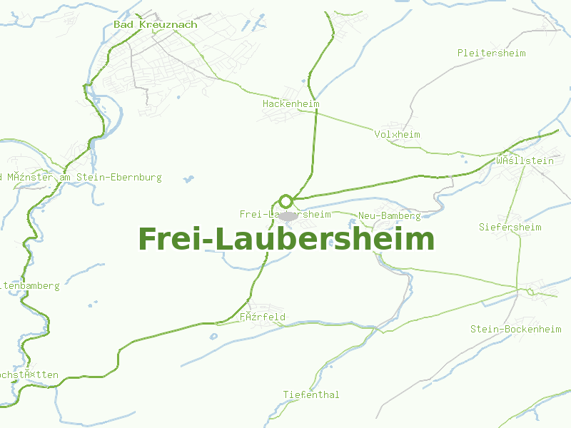 Karte von Frei-Laubersheim