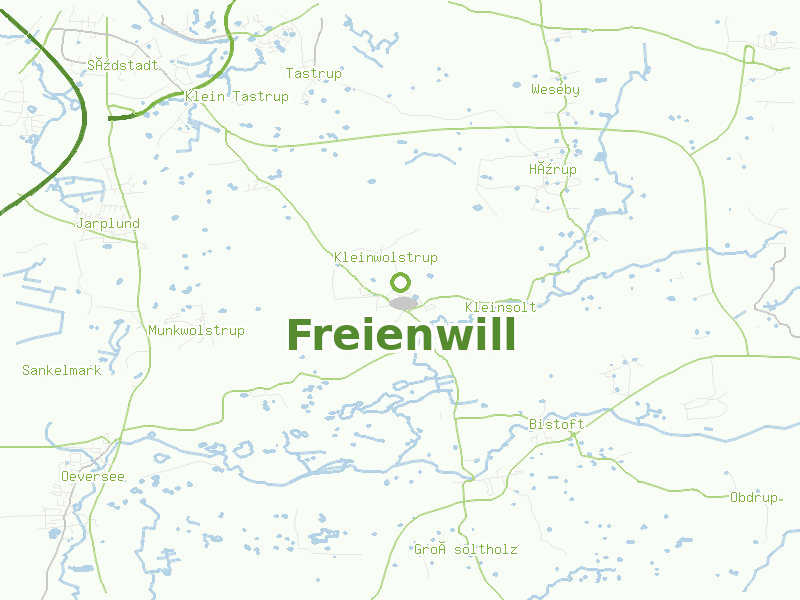 Karte von Freienwill
