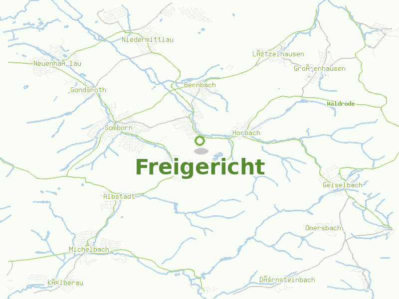 Karte von Freigericht