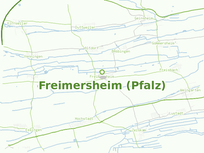 Karte von Freimersheim (Pfalz)