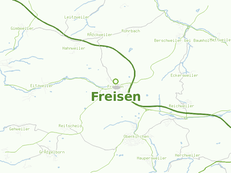 Karte von Freisen