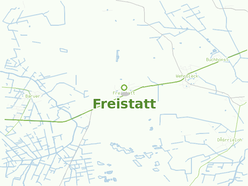 Karte von Freistatt