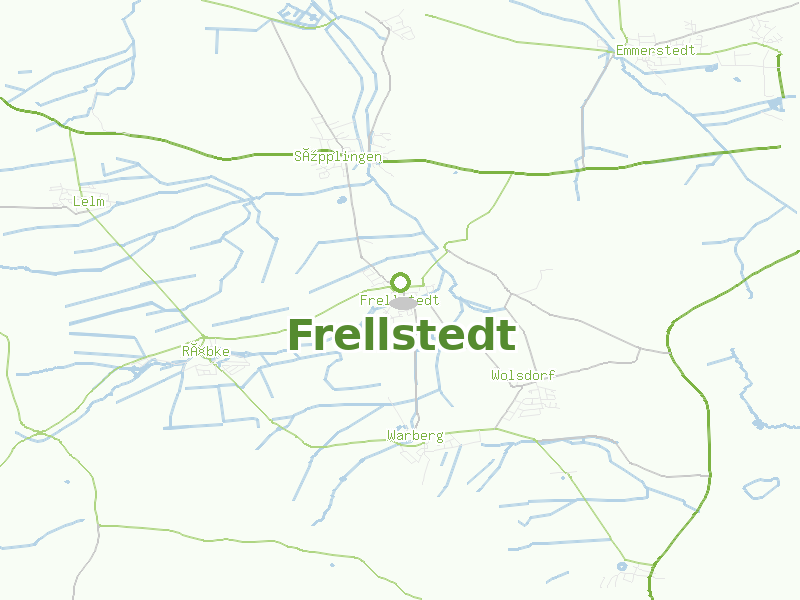 Karte von Frellstedt