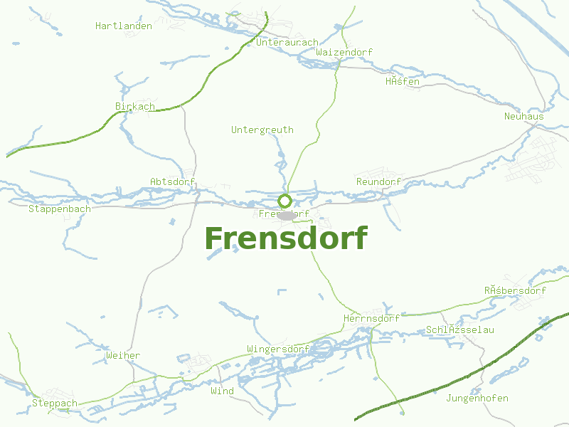 Karte von Frensdorf