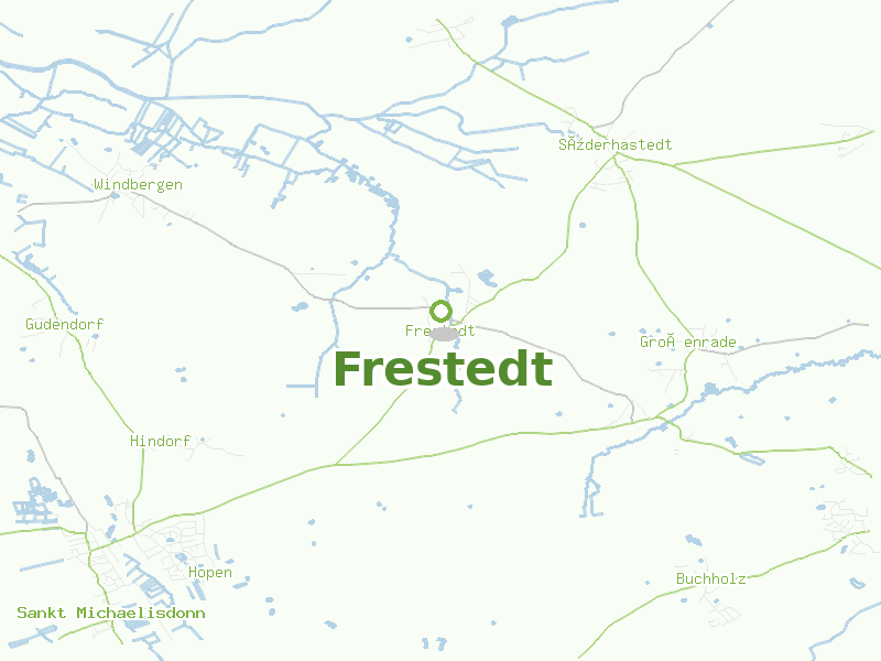 Karte von Frestedt