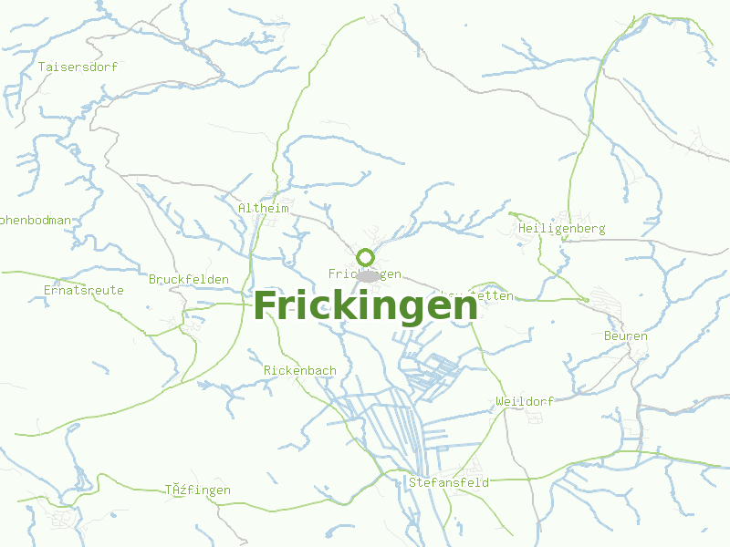Karte von Frickingen