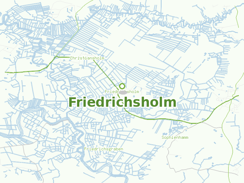 Karte von Friedrichsholm