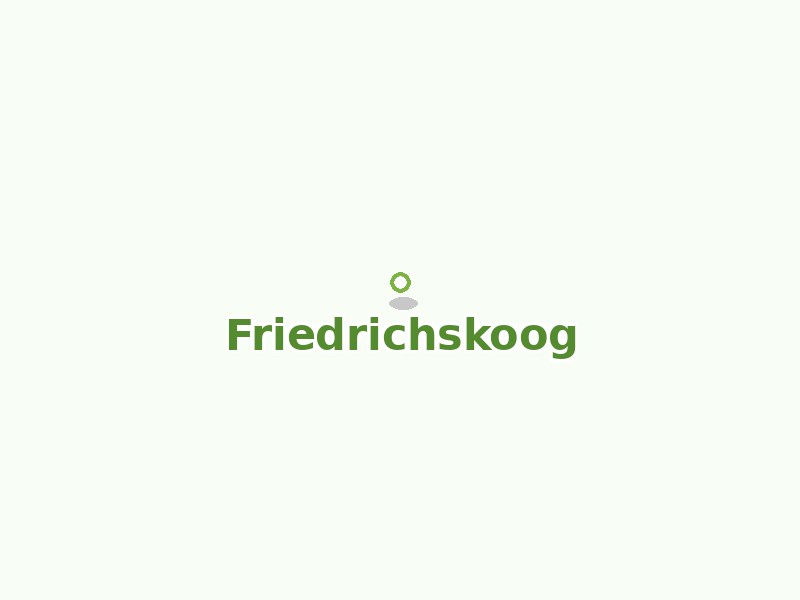 Karte von Friedrichskoog