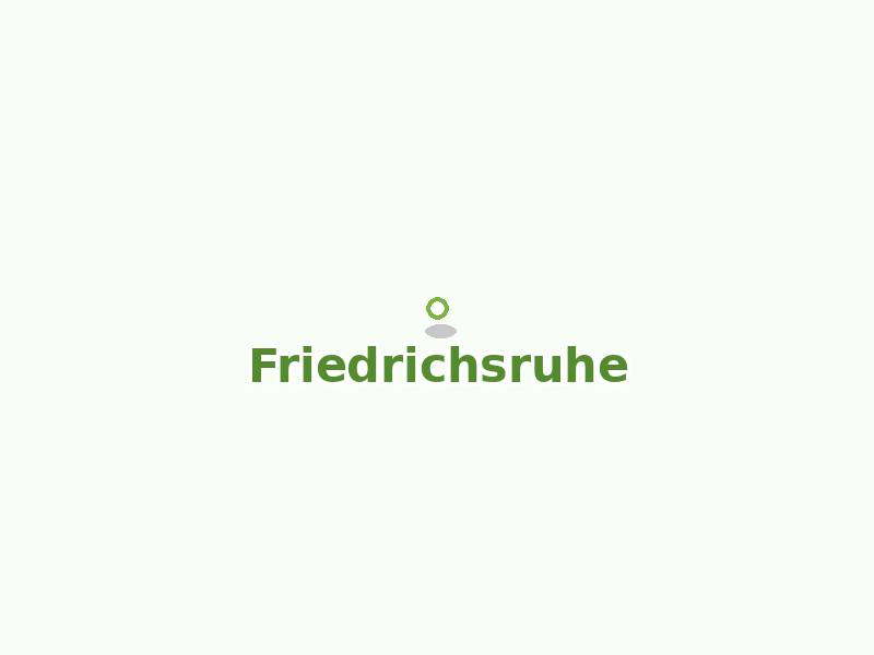 Karte von Friedrichsruhe