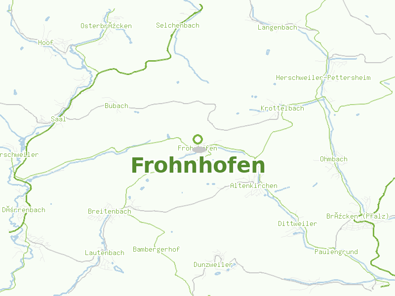 Karte von Frohnhofen